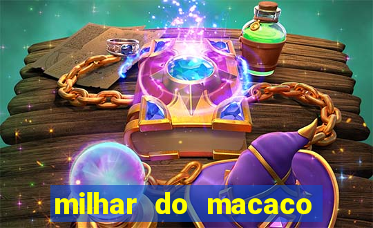 milhar do macaco que mais saem no jogo do bicho