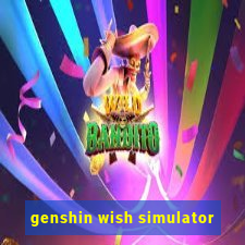 genshin wish simulator