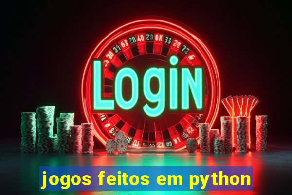 jogos feitos em python