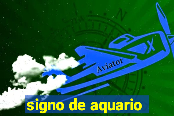 signo de aquario