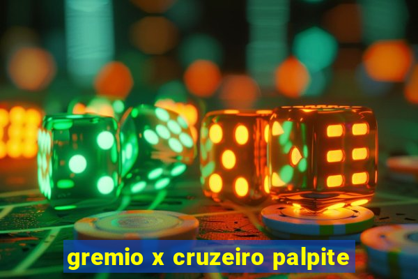 gremio x cruzeiro palpite