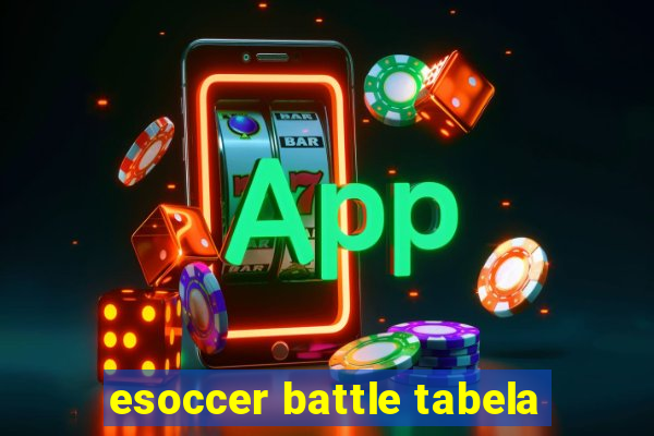 esoccer battle tabela