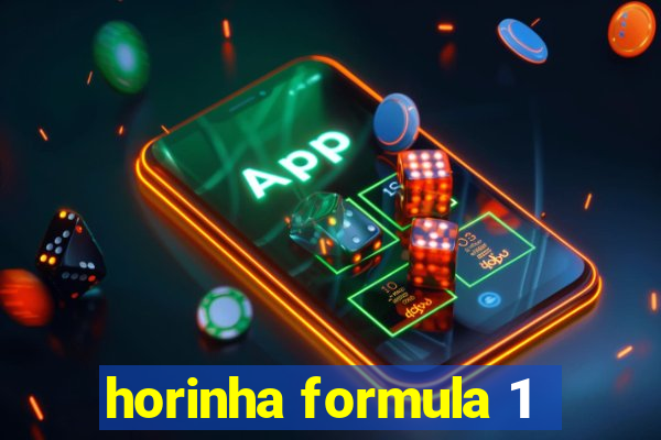 horinha formula 1