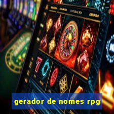 gerador de nomes rpg