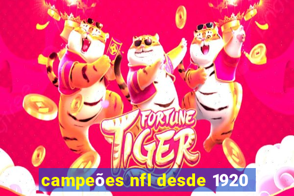 campeões nfl desde 1920