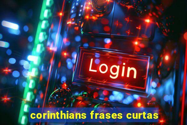 corinthians frases curtas