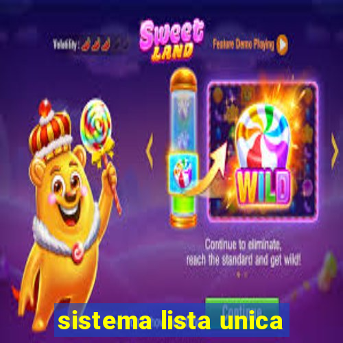 sistema lista unica