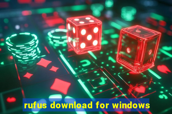 rufus download for windows