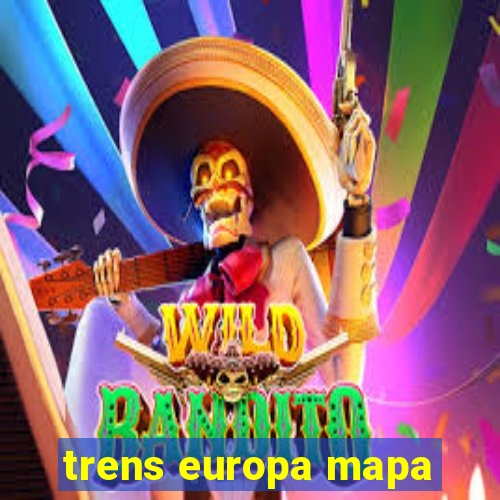 trens europa mapa